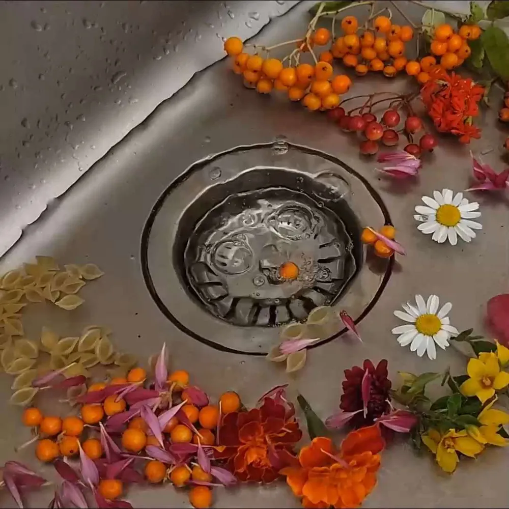 Сетка (ситечко) для раковины для кухни из нержавеющей стали/  Сеточка, сито для слива в мойку металлическая/  Пробка, затычка в раковину на кухне 81 мм