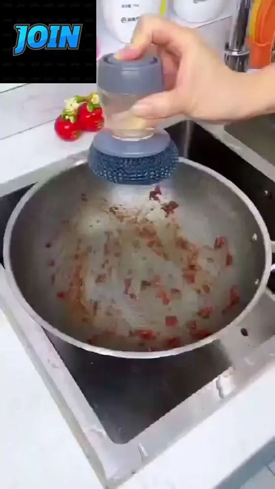 Щетка ручная,  Пластик, серый