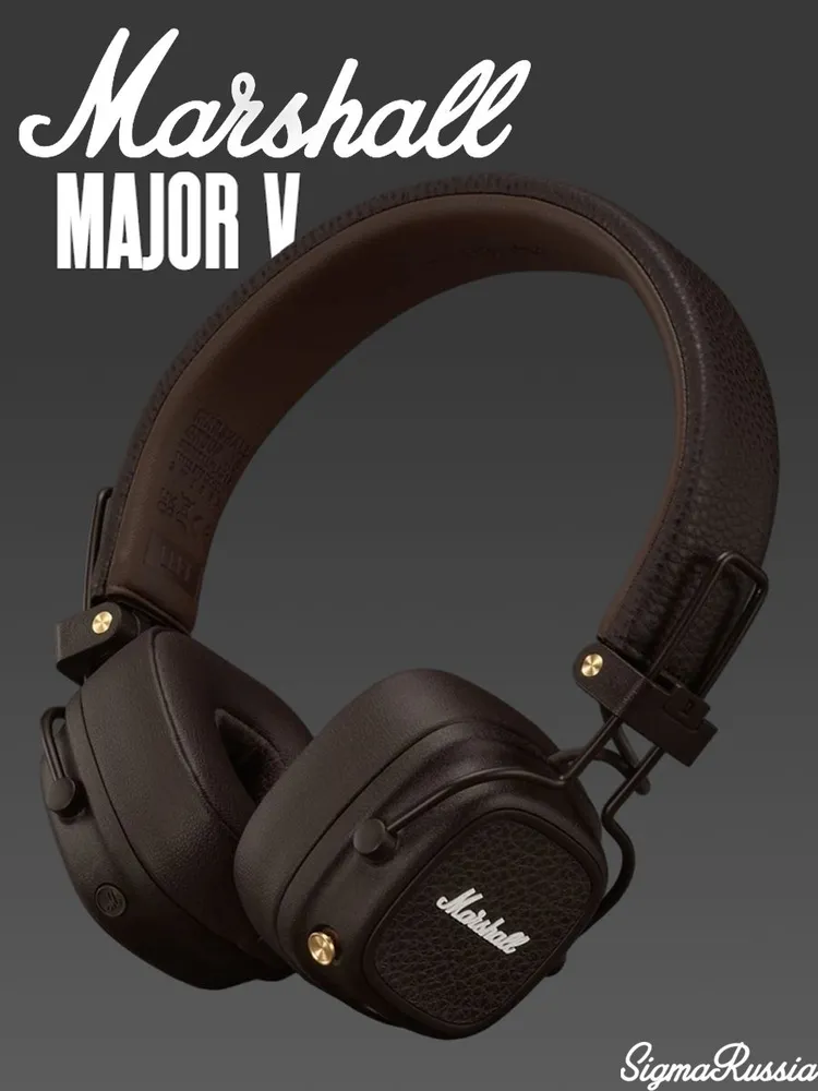 Наушники Накладные Marshall major V Проводное + беспроводное 32 C R0055