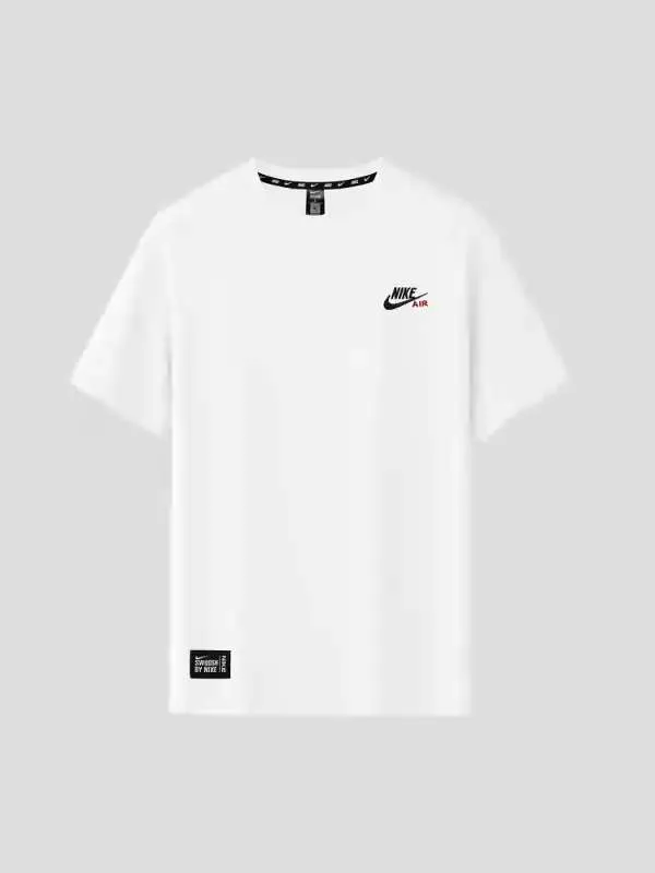 Футболка Мужской белый Средний, размер 50 Хлопок, Политекс Логотип Повседневный Китай