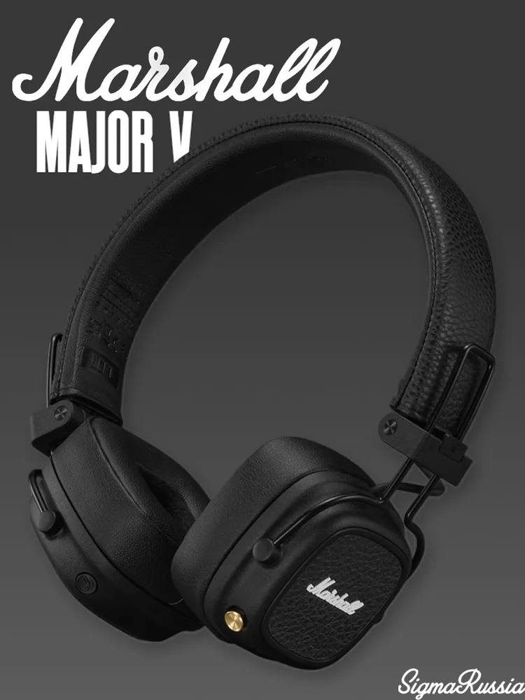 Наушники Накладные Marshall major V Проводное + беспроводное 32 C R0055