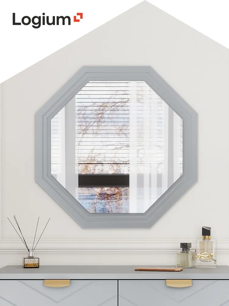 Зеркало настенное Венеция 17.11, Серый опал софт