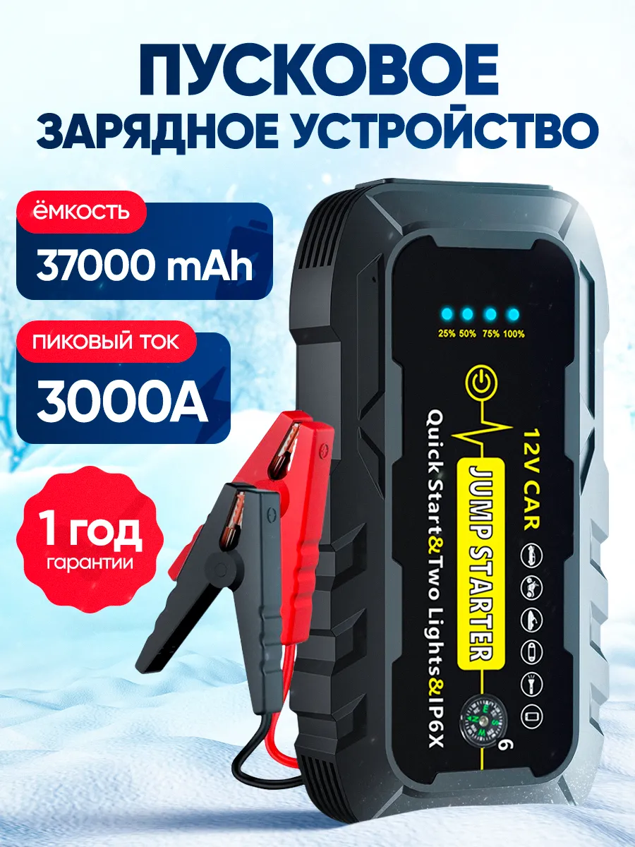 Пусковое зарядное устройство для аккумулятора автомобиля