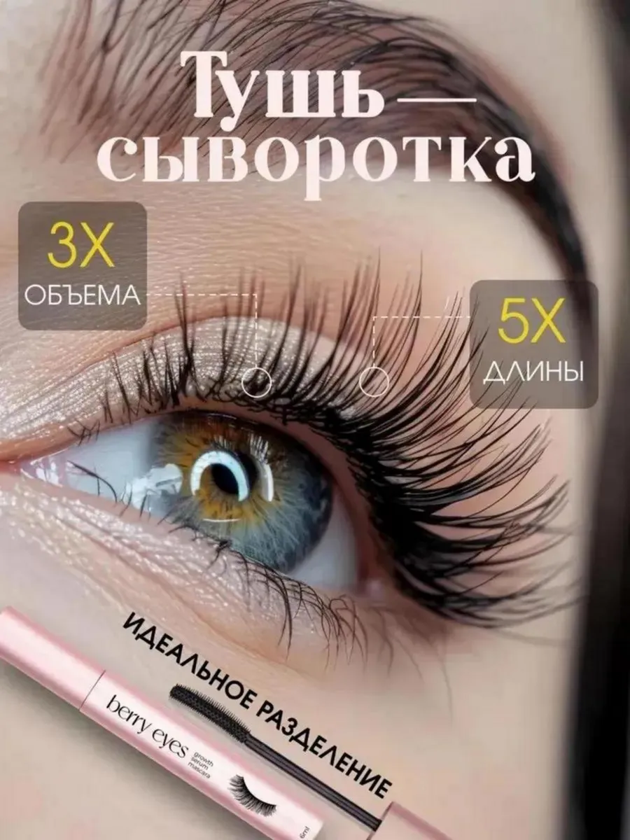 Тушь для ресниц черная