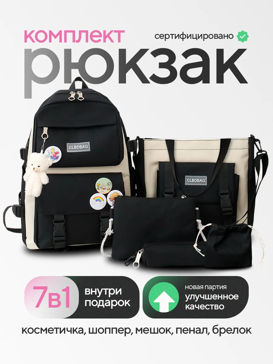 Рюкзак школьный для подростков детский Набор