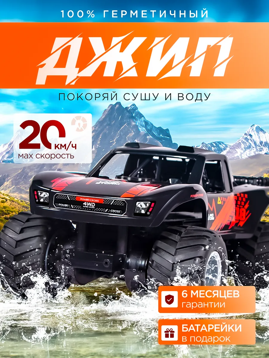 Машинка на пульте радиоуправления джип