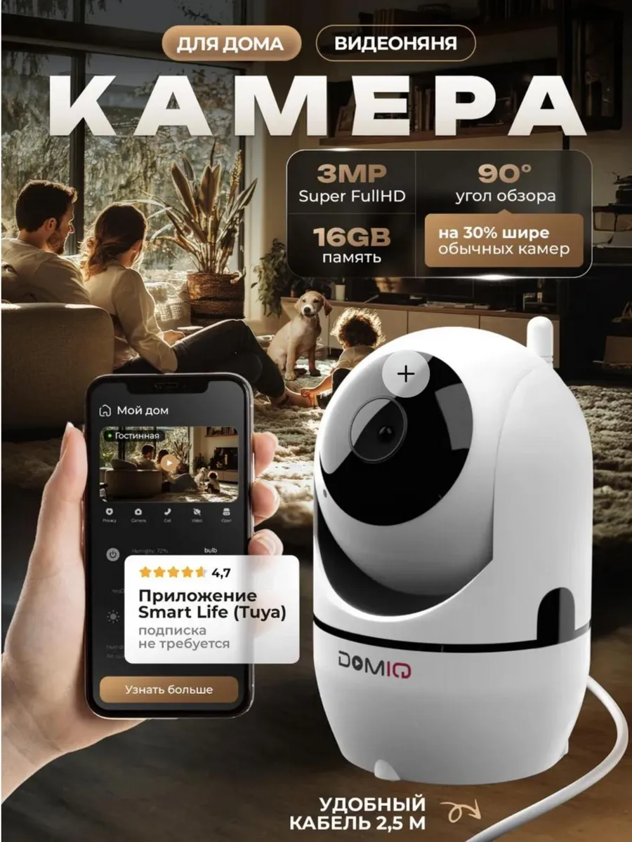 Камера видеонаблюдения для дома wi-fi