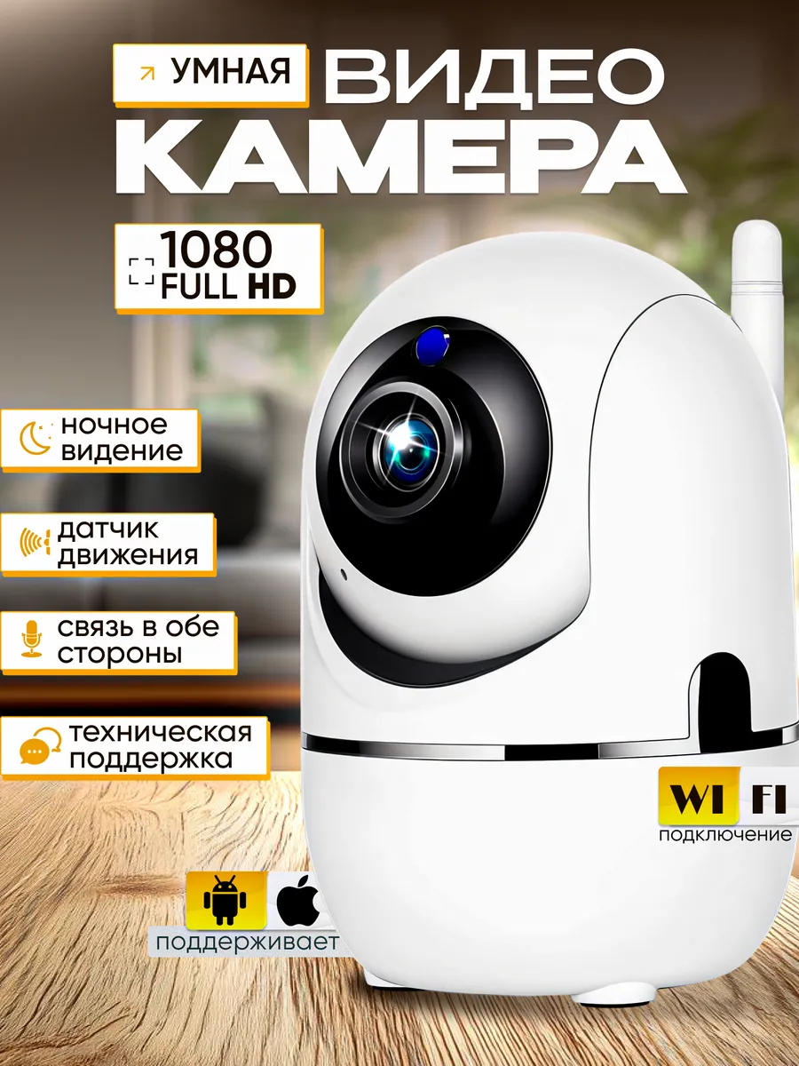 Видеоняня с телефона wifi камера видеонаблюдения для дома