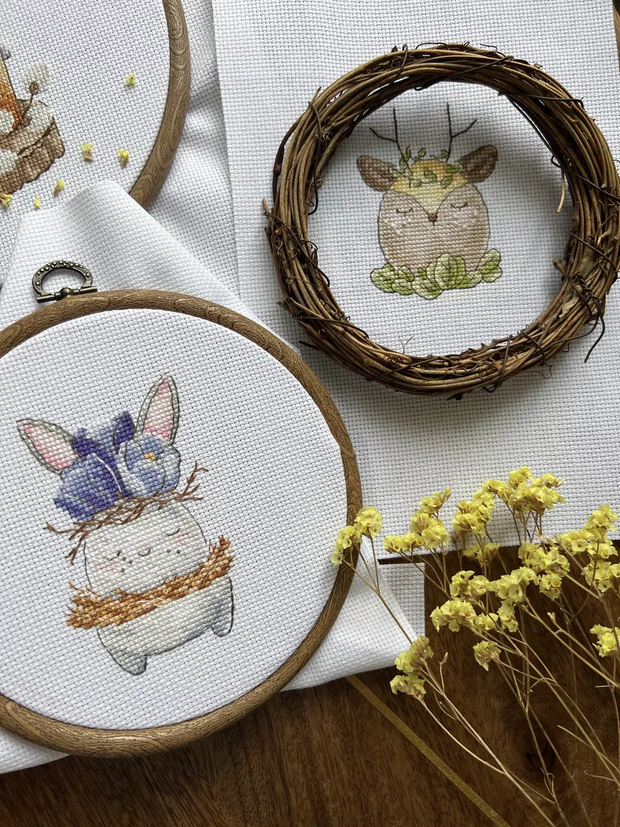 Набор для вышивания В-45 Весеннее трио