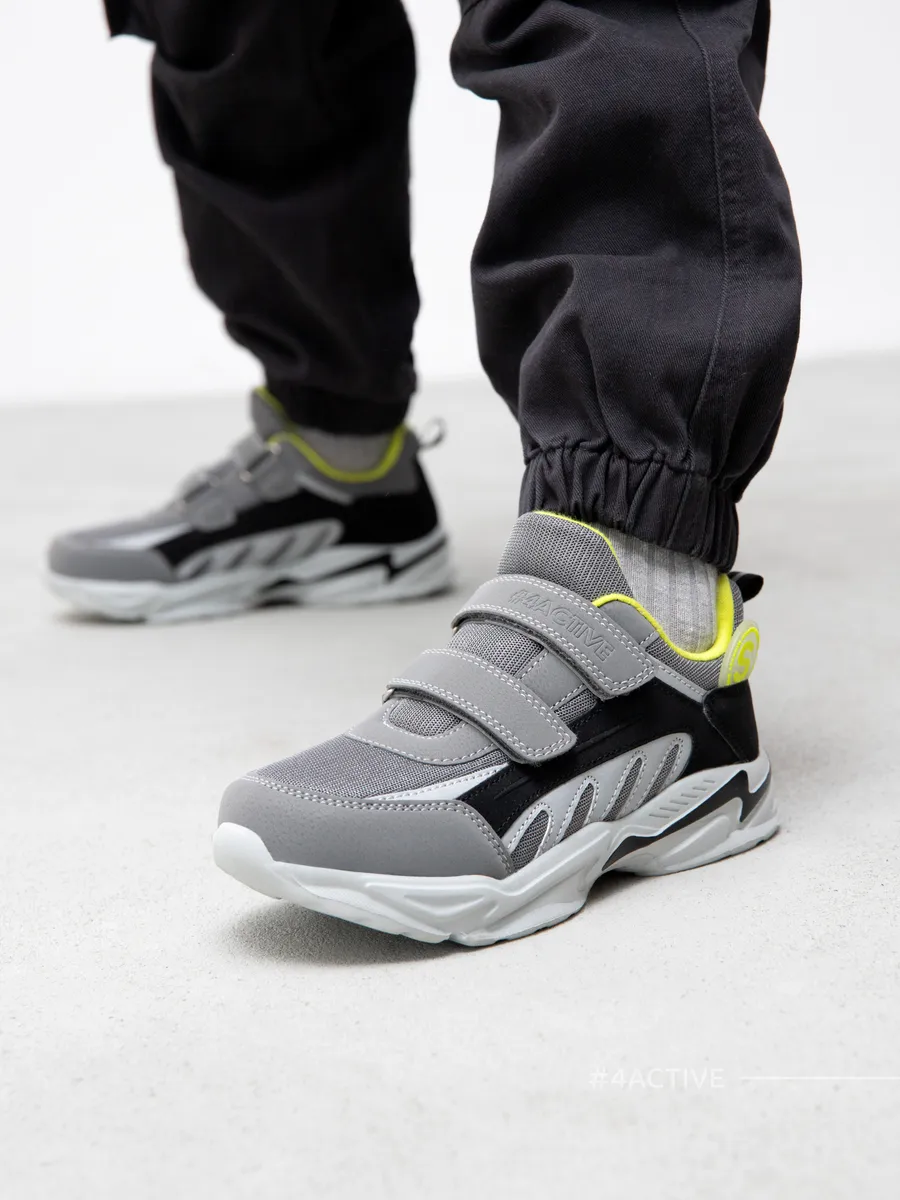 Кроссовки летние спортивные на липучках