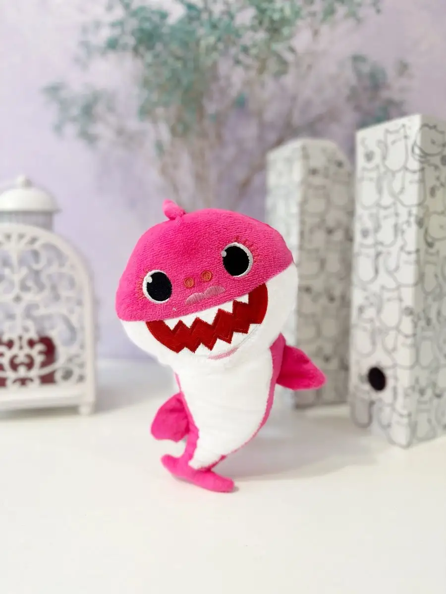 Мягкая игрушка Акула мама