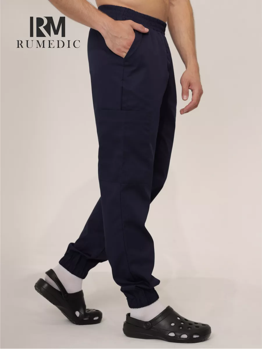 Брюки медицинские со шнурком в поясе