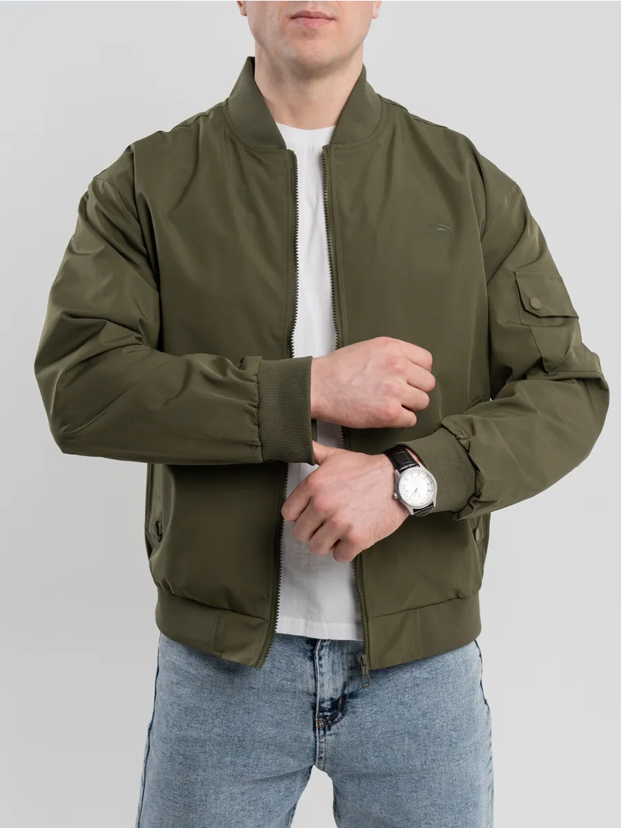 Ветровка бомбер на весну оверсайз