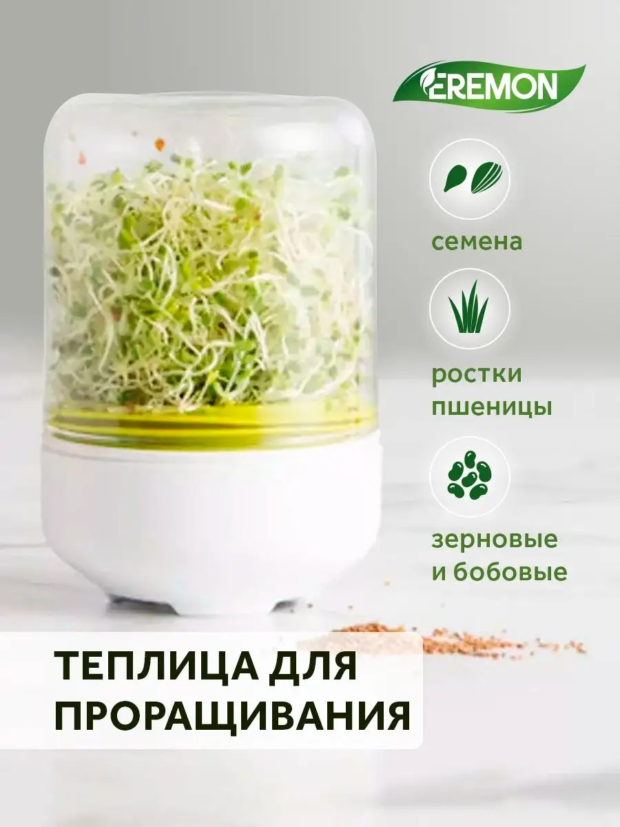 Проращиватель семян и микрозелени контейнер