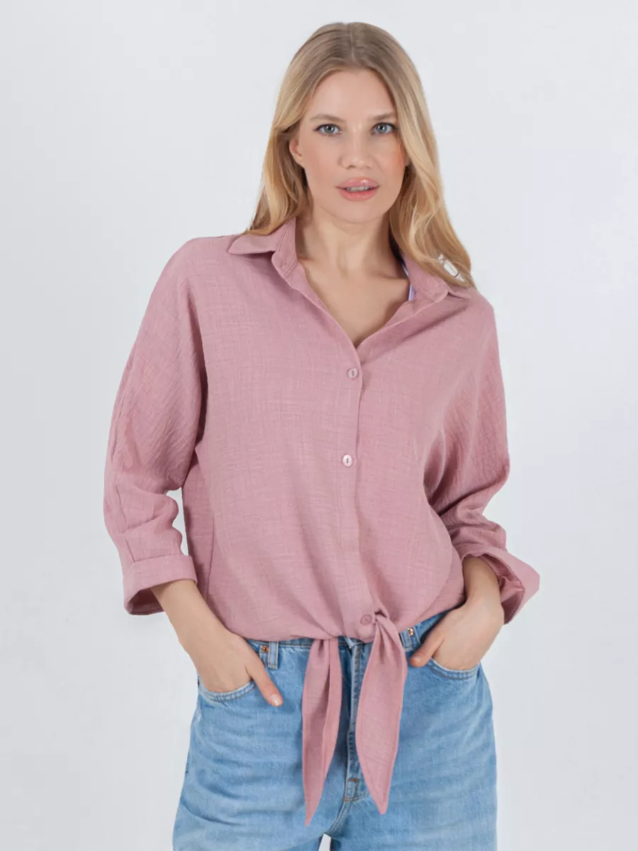 Блузка - рубашка оверсайз