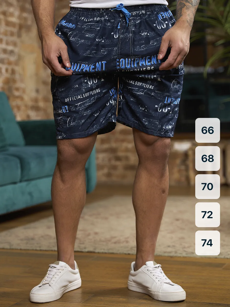 Шорты плавательные без сетки больших размеров