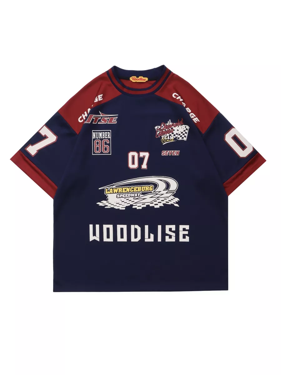 Футболка оверсайз джерси спортивная