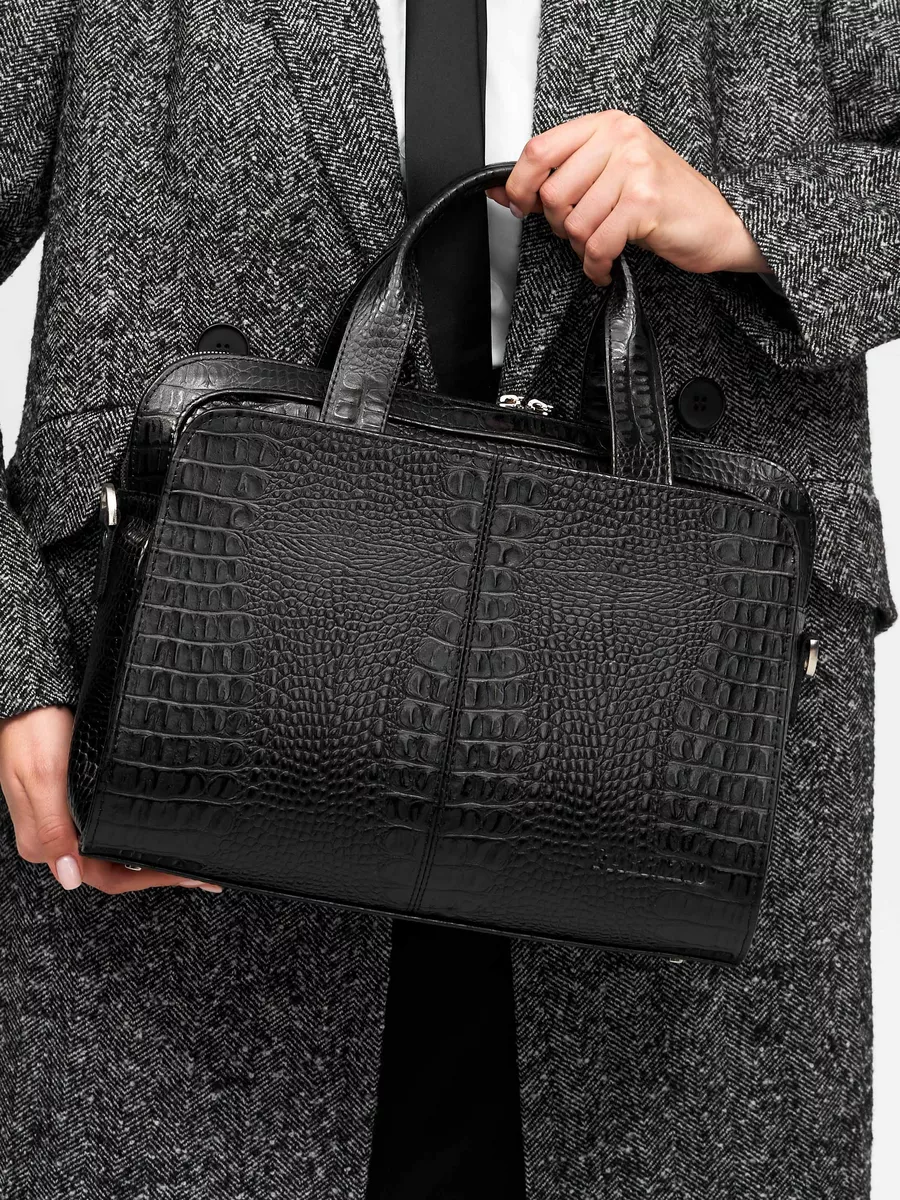 Сумка портфель женская кожаная большая натуральная