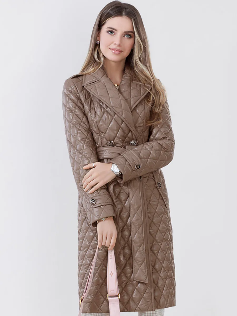 Тренч демисезонный стеганый