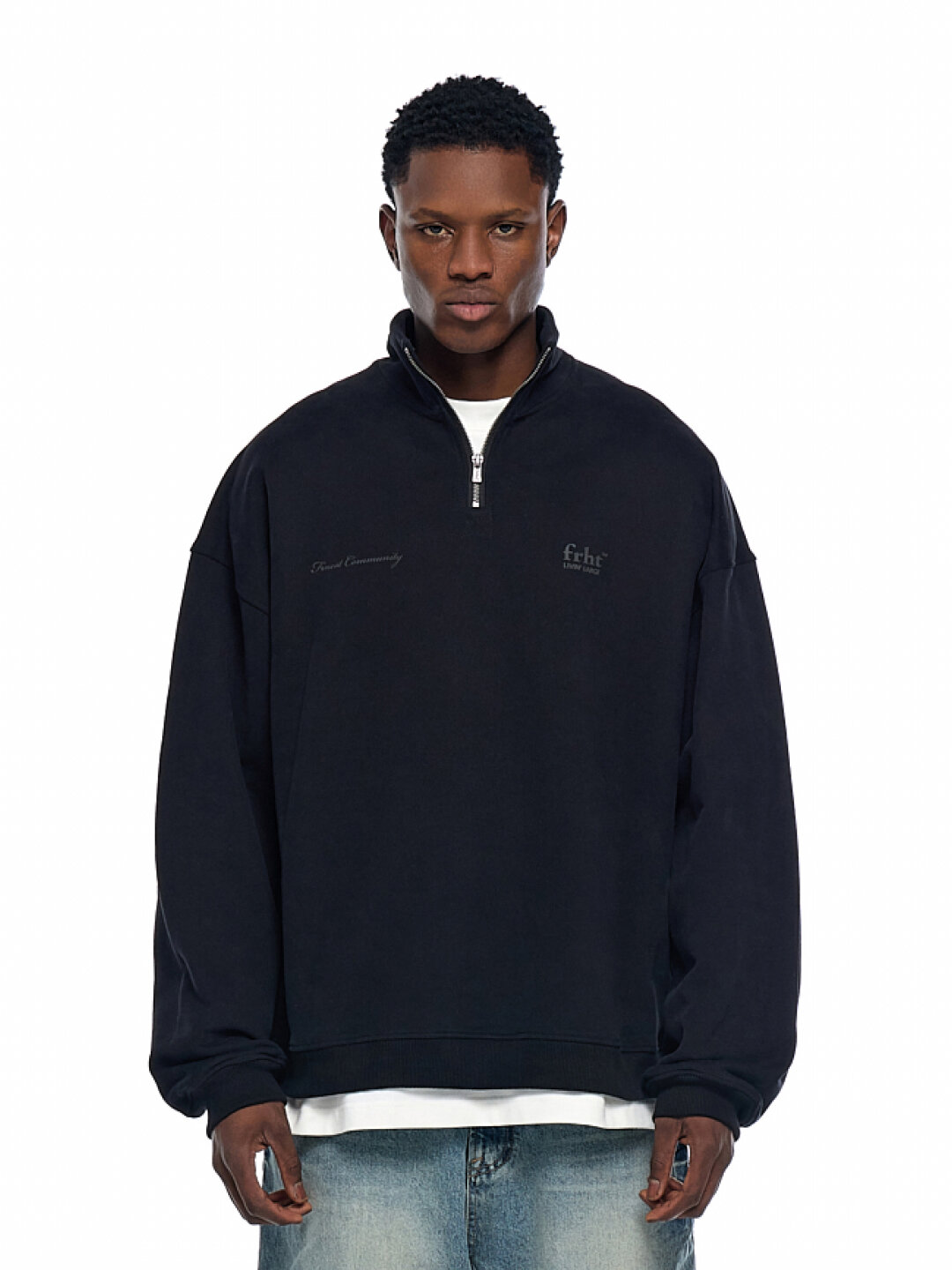 Свитшот  F R H T  Half- Zip