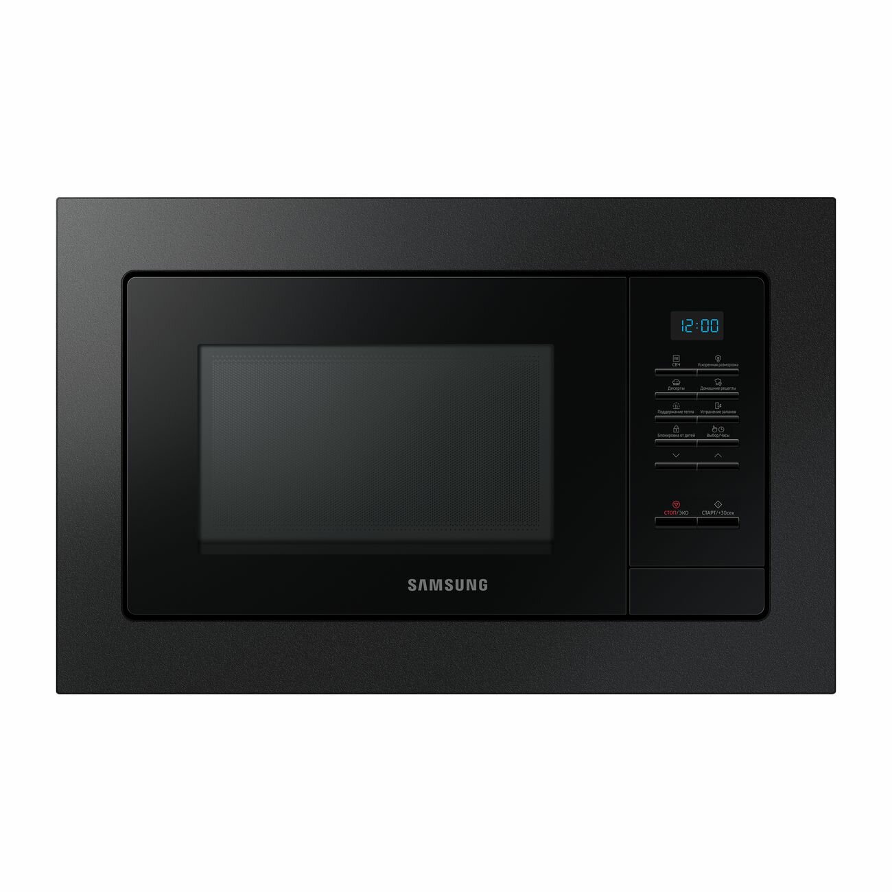 Встраиваемая микроволновая печь  Samsung  M S20 A7013 A B/ B W черная
