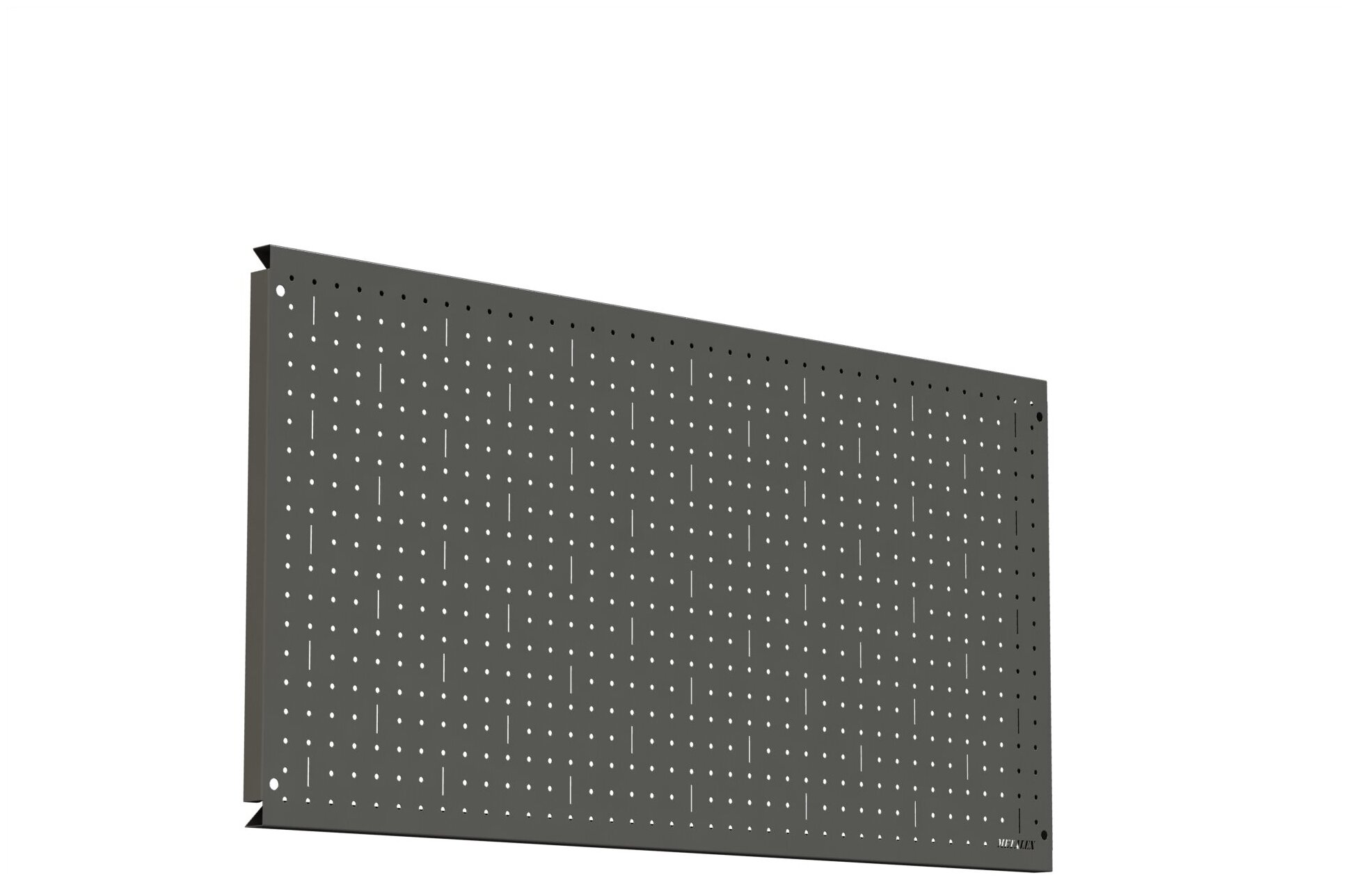 Металлическая перфопанель  Metalex 400х1000 серая