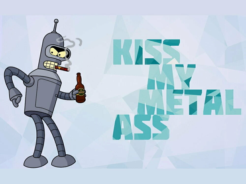 Плакат, постер на бумаге  Futurama:  Bender/ Футурама:  Бендер/комиксы/мультфильмы.  Размер 21 х 30 см