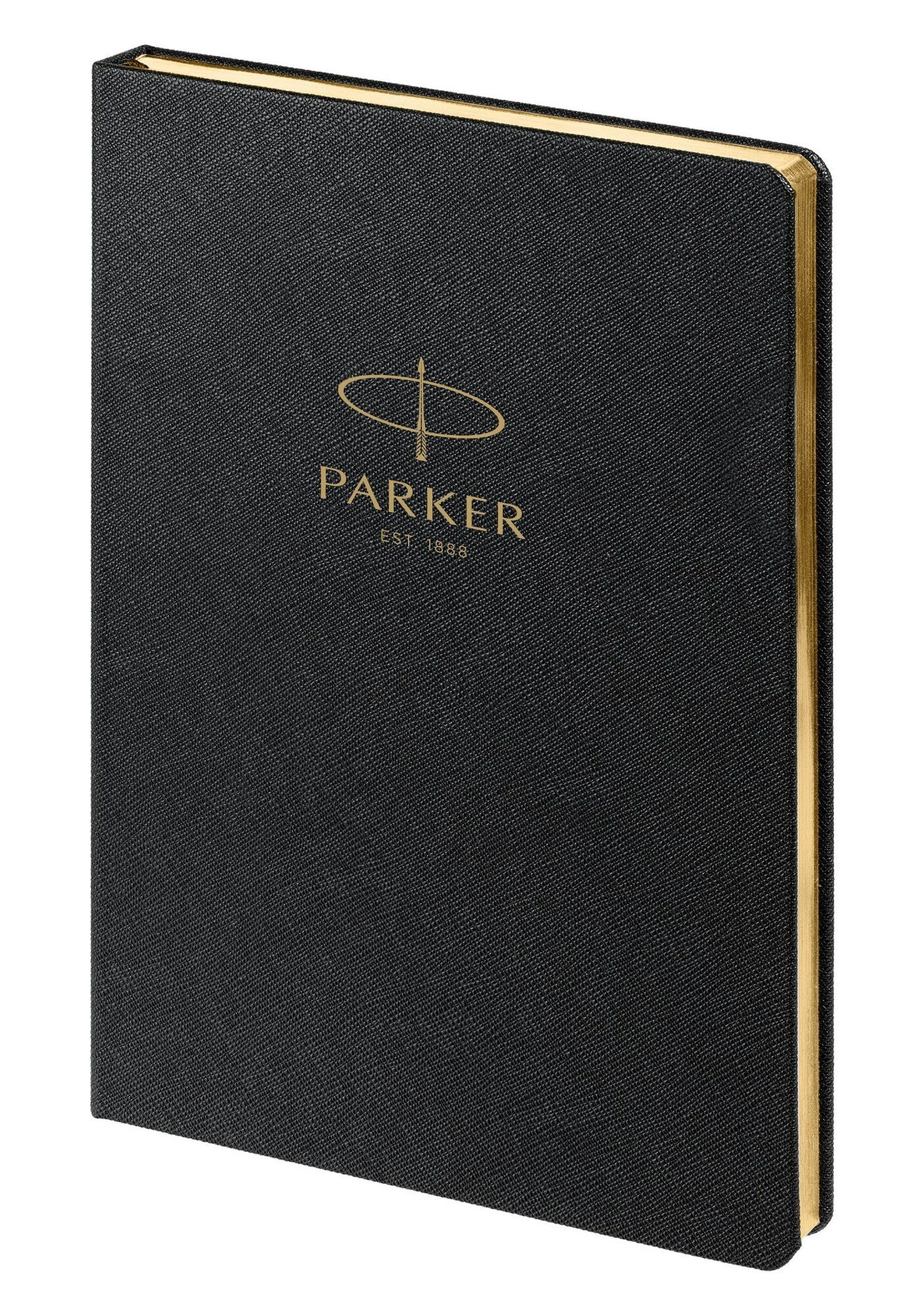 Ежедневник черный c нанесением Logo Parker