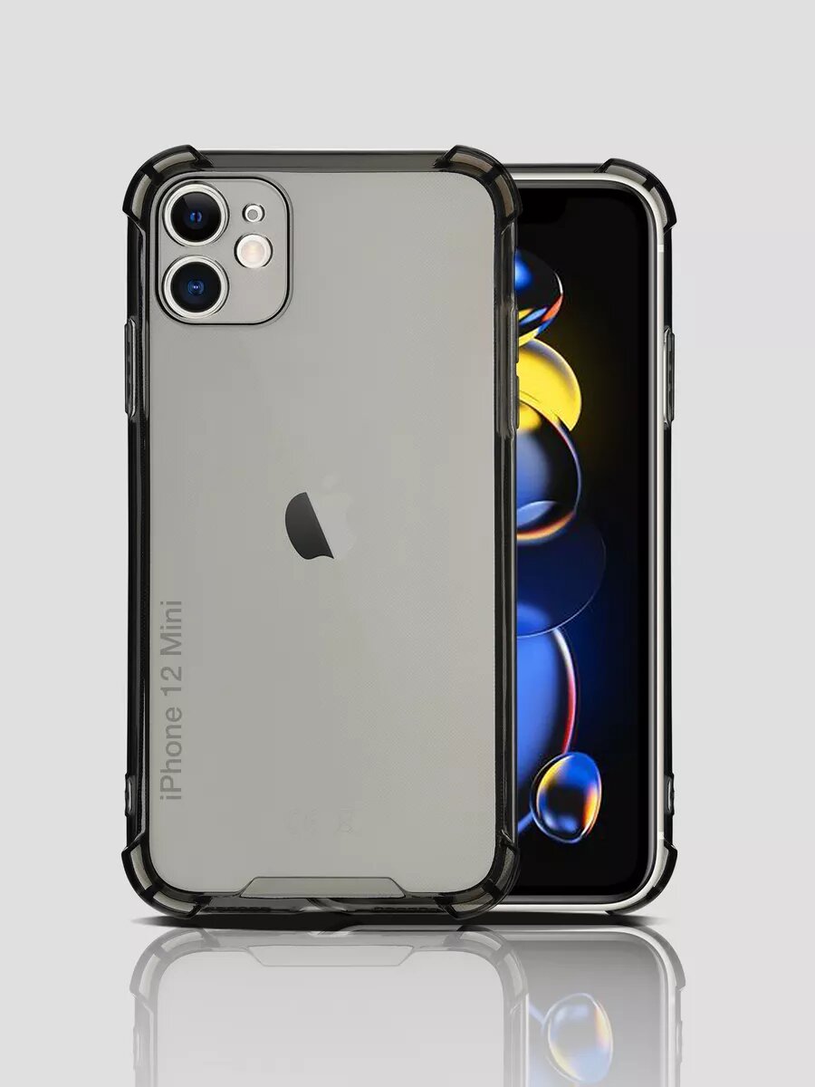 Чехол на i Phone 12 Mini прозрачный противоударный