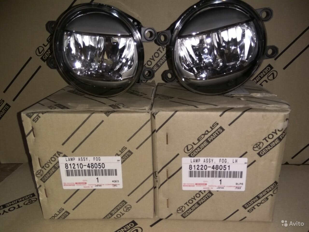 Комплект противотуманных фар Toyota Camry 55 50 диодные ( LED)