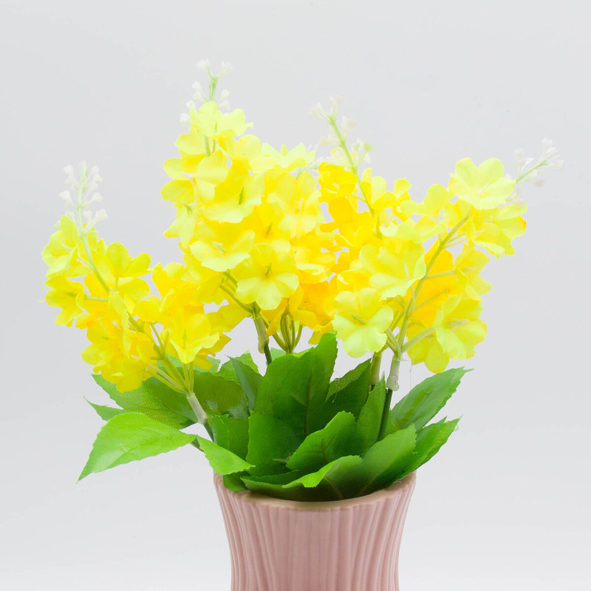 Искусственные цветы букет гиацинта восточного, 33 см, цвет желтый, Айрис