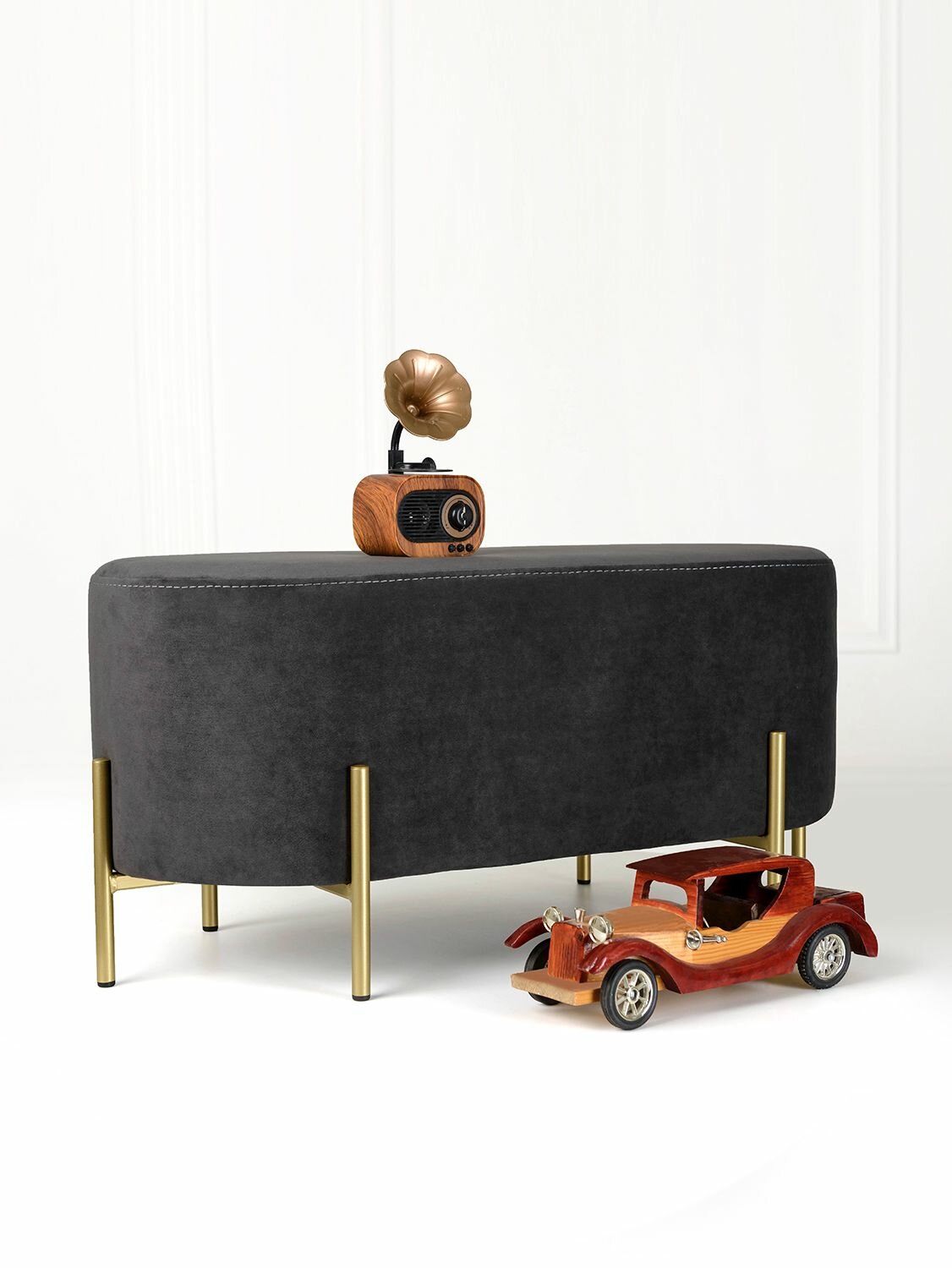 Пуф банкетка SAMOYLOV MEBEL пуфик в прихожую. Бархатный велюр