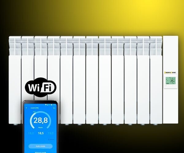 Электрический автономный радиатор типа мини котел Энерго Люкс W 12/1500 (с Wifi управлением)