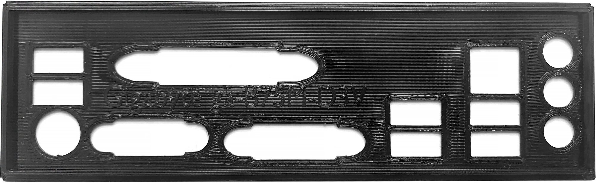 Заглушка для компьютерного корпуса к материнской плате Gigabyte GA- B75 M- D3 V black