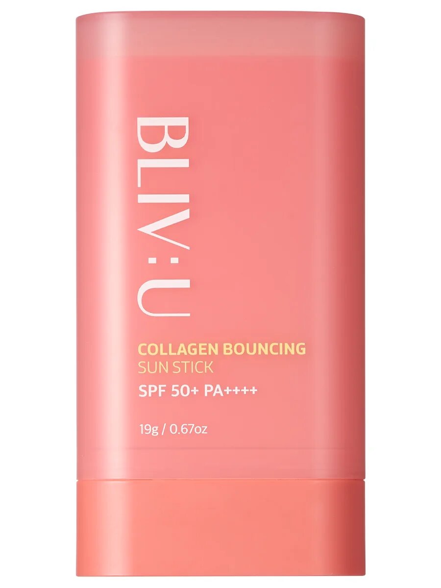 Коллагеновый солнцезащитный стик с пептидами BLIV: U SP F50 Collagen Bouncing Sun Stick 19 гр