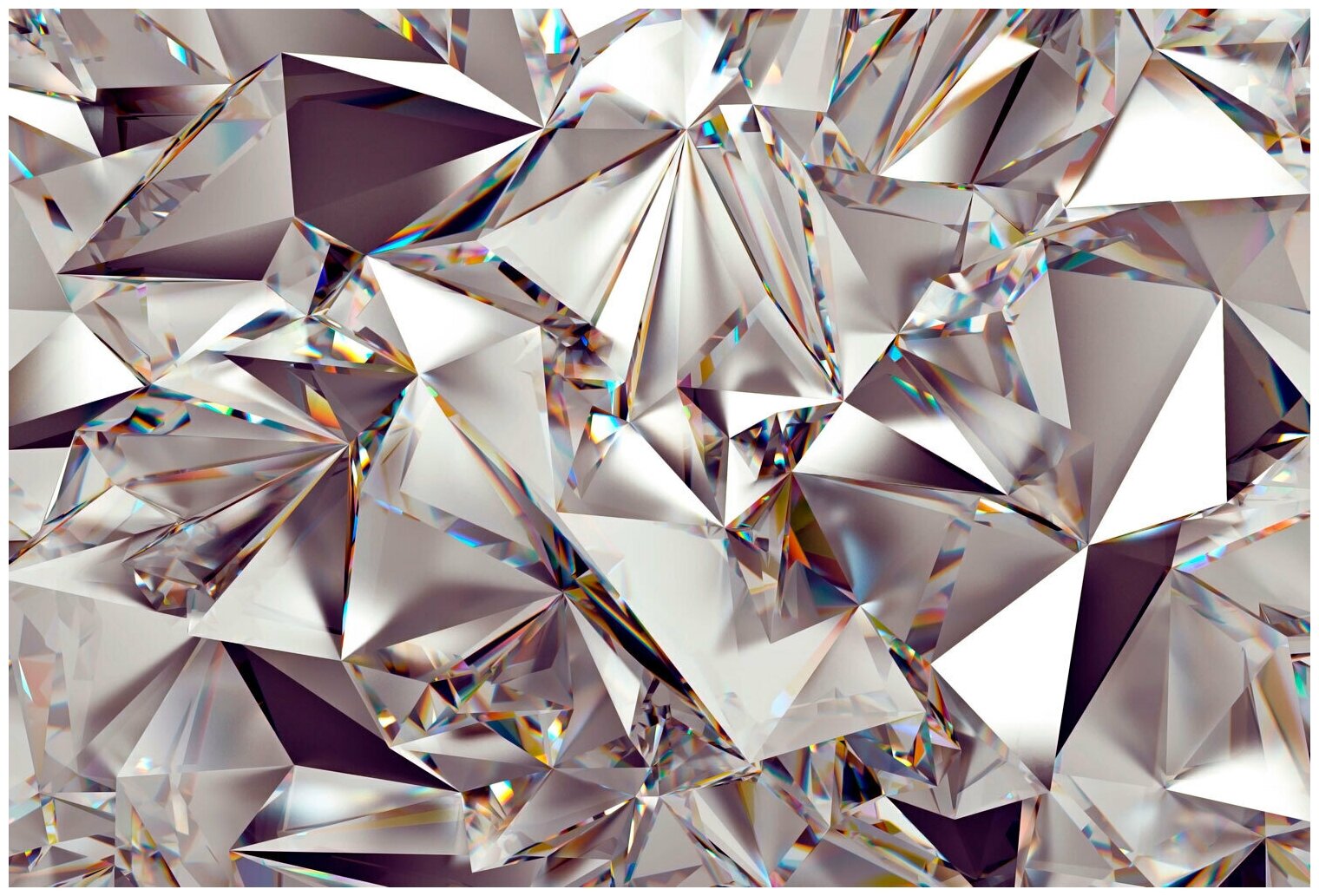 Фотообои URBAN Design 3 Д фотообои Алмазные грани 400х270 см